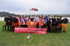 110.08.31捐贈台中市政府消防隊救難犬