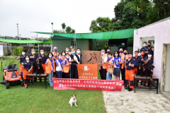 110.08.31捐贈台中市政府消防隊救難犬